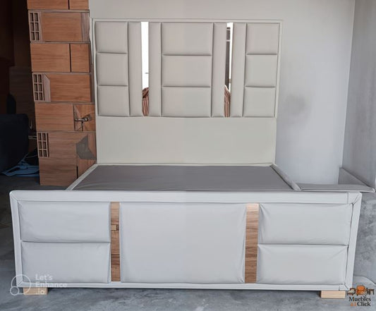 Base cama cabecero y piecero